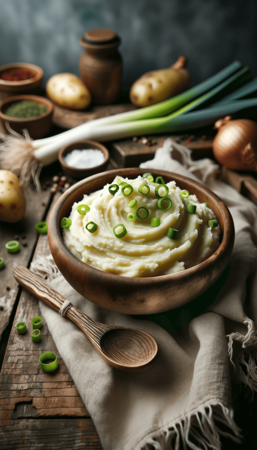 Leek Mashed Potatoes 