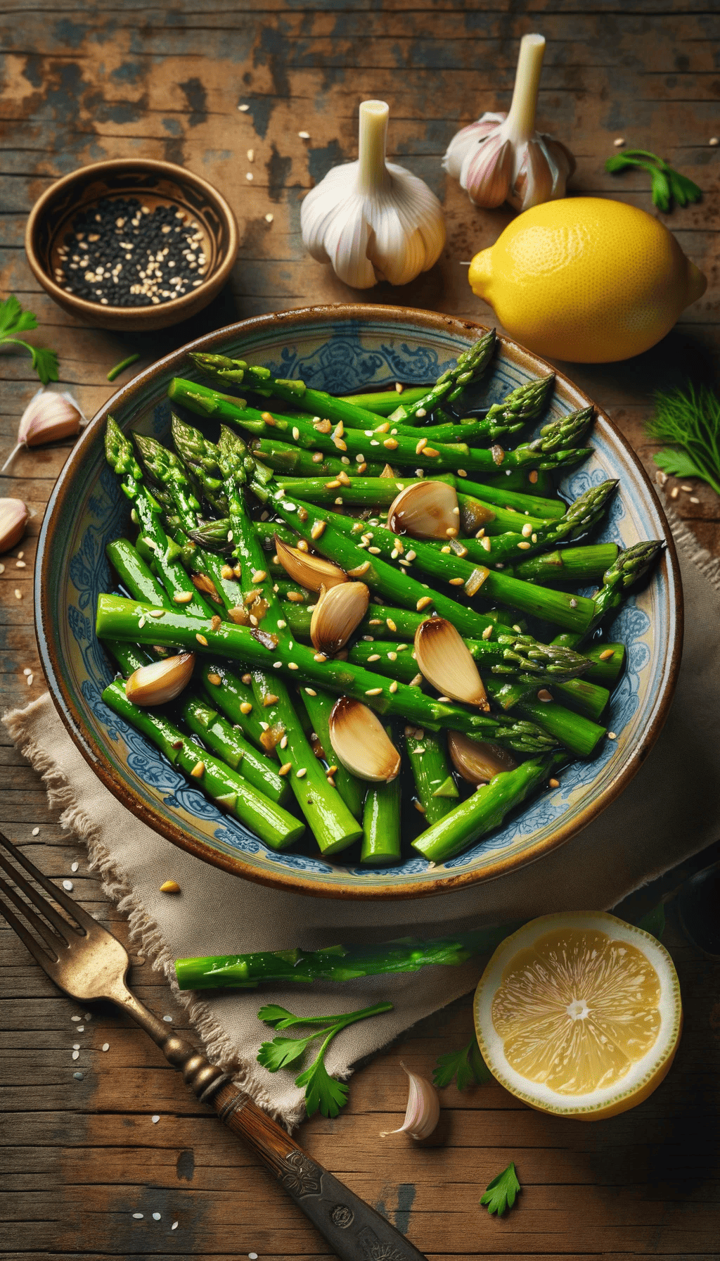 Lemon Asparagus Stir-Fry