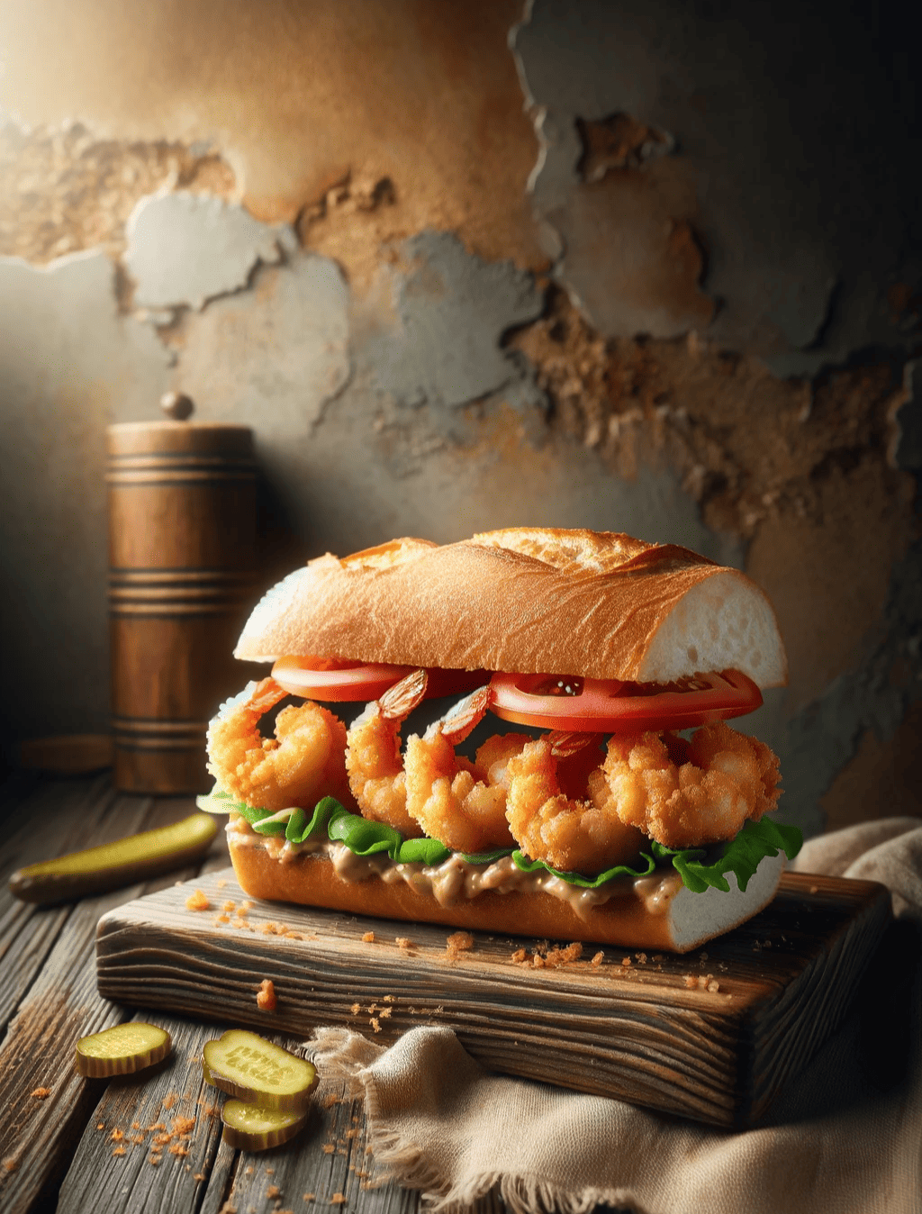 Shrimp Po’Boy Sandwich