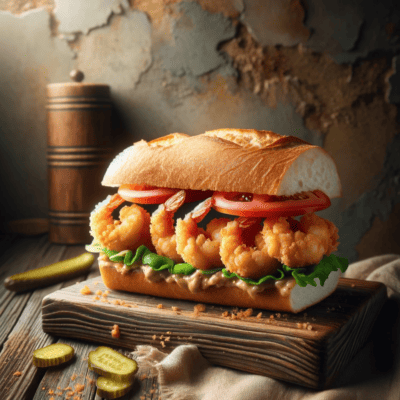 Shrimp Po’Boy Sandwich