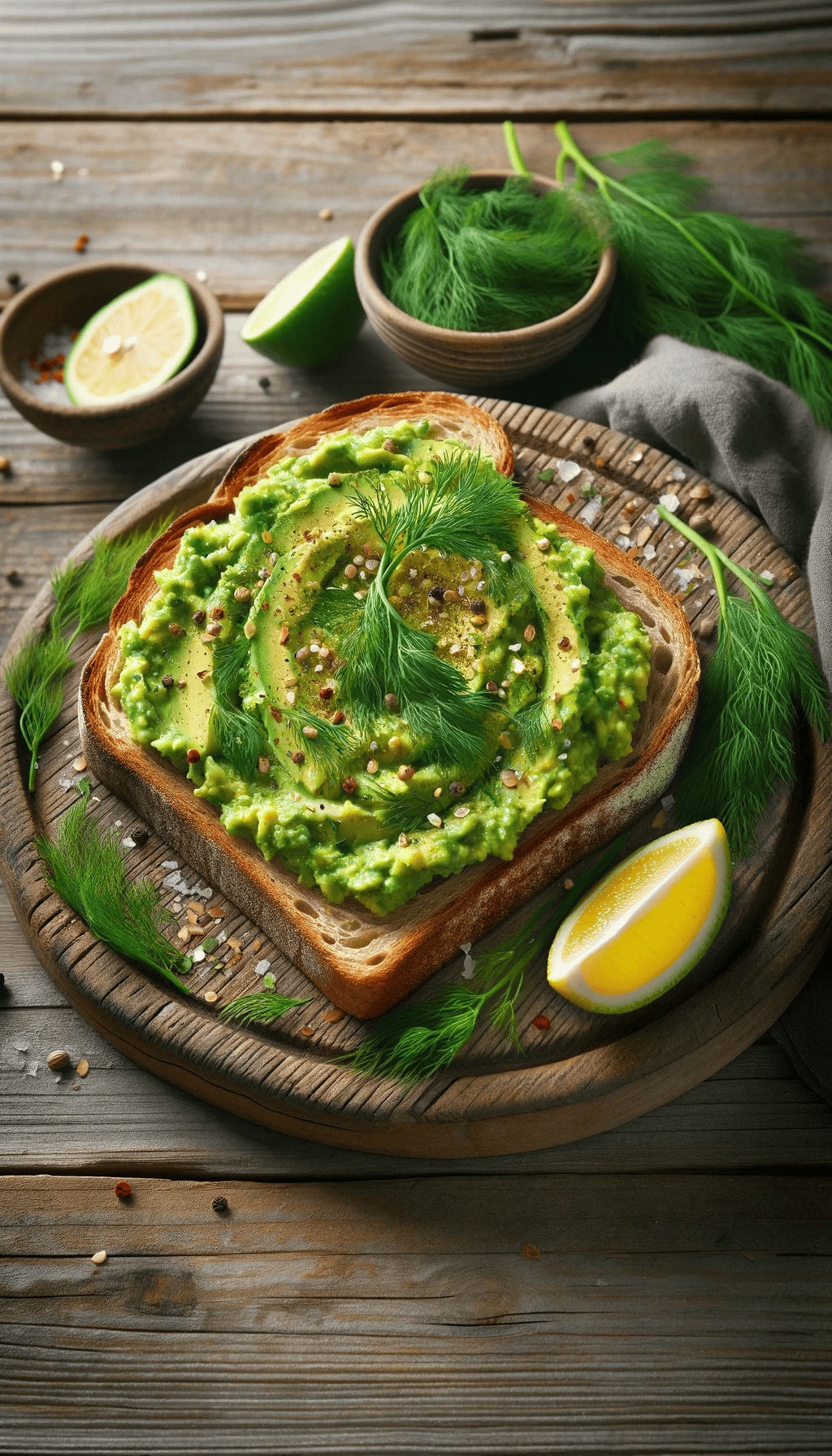 Fresh Dill and Avocado Toast