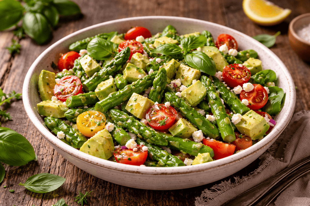 Asparagus and Avocado Salad