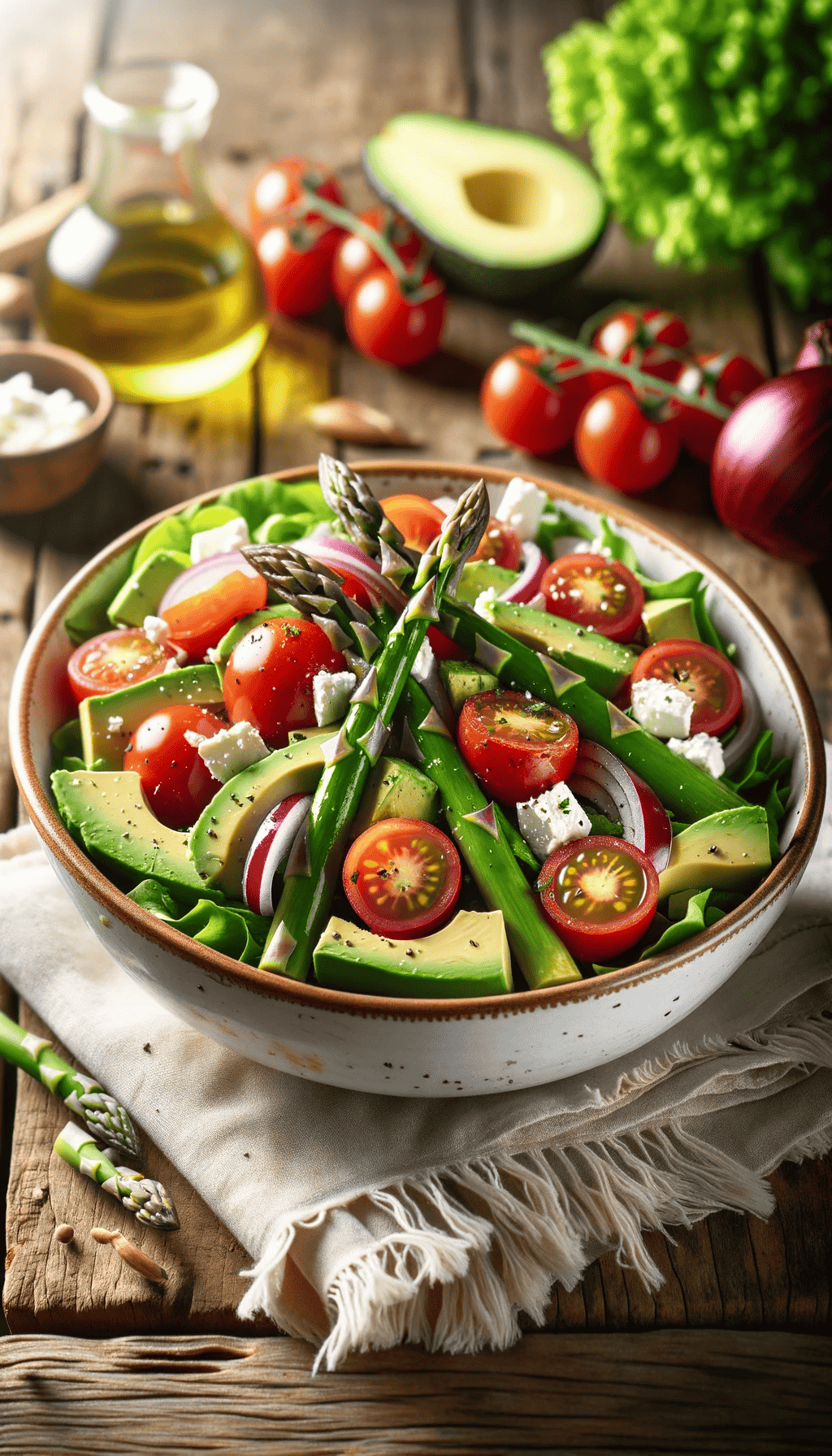 Asparagus and Avocado Salad