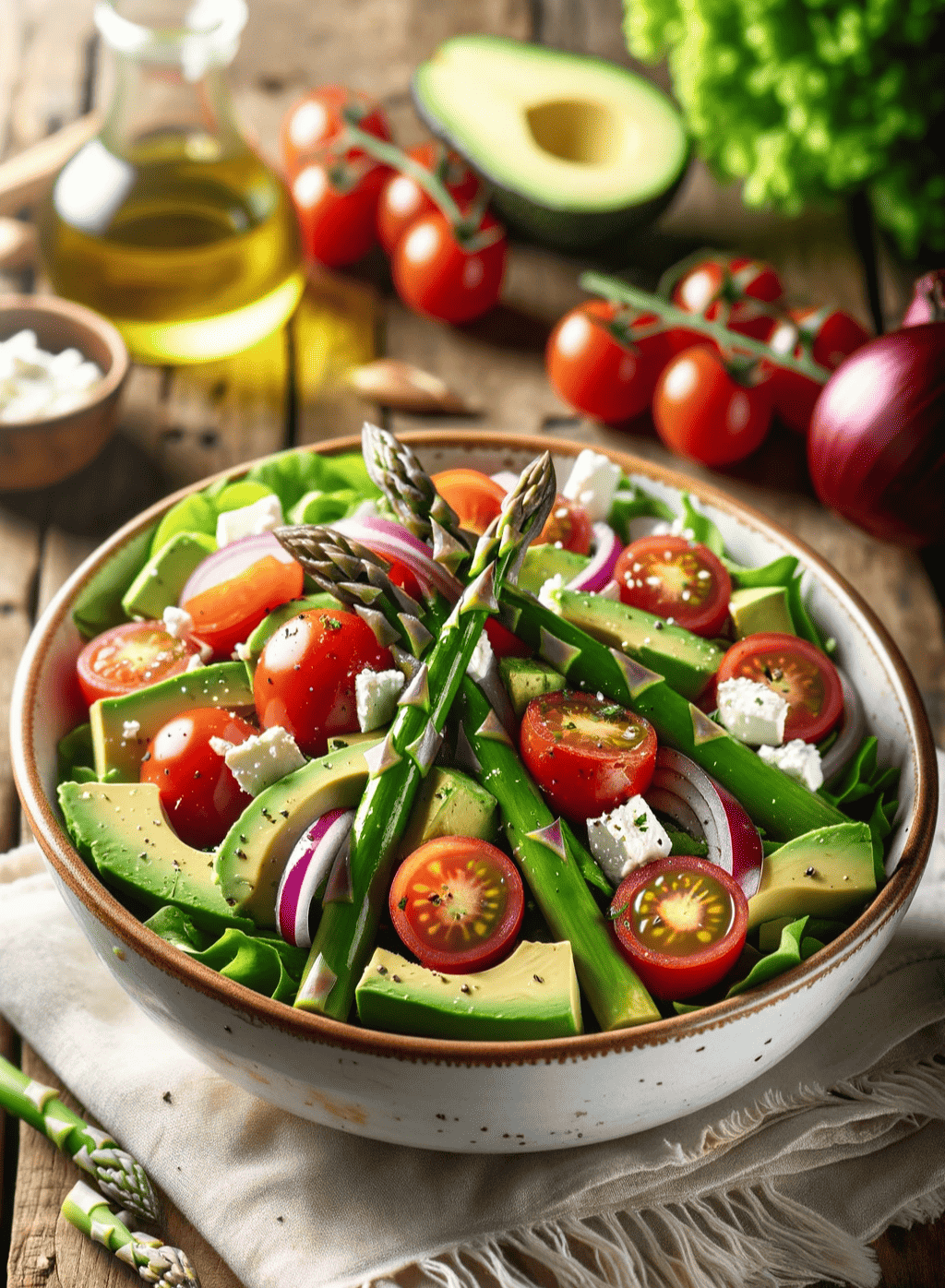 Asparagus and Avocado Salad