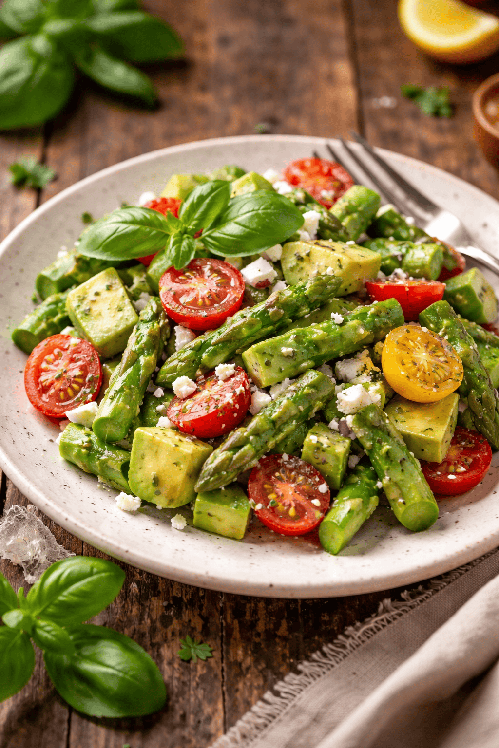 Asparagus and Avocado Salad