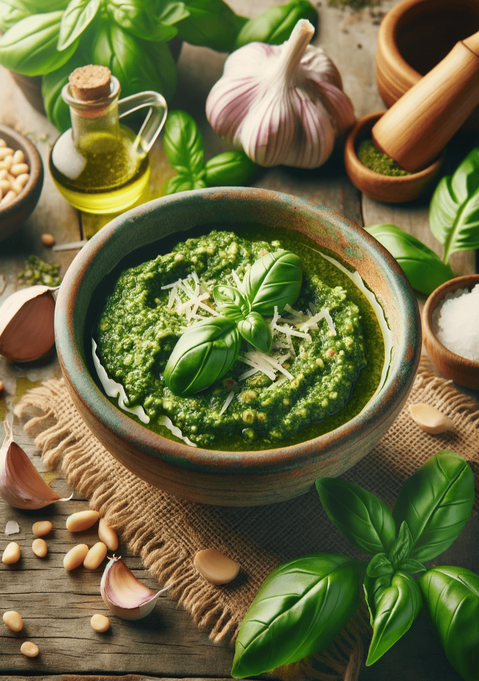 Homemadeh Basil Pesto