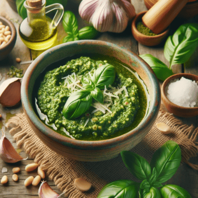 Homemade Basil Pesto