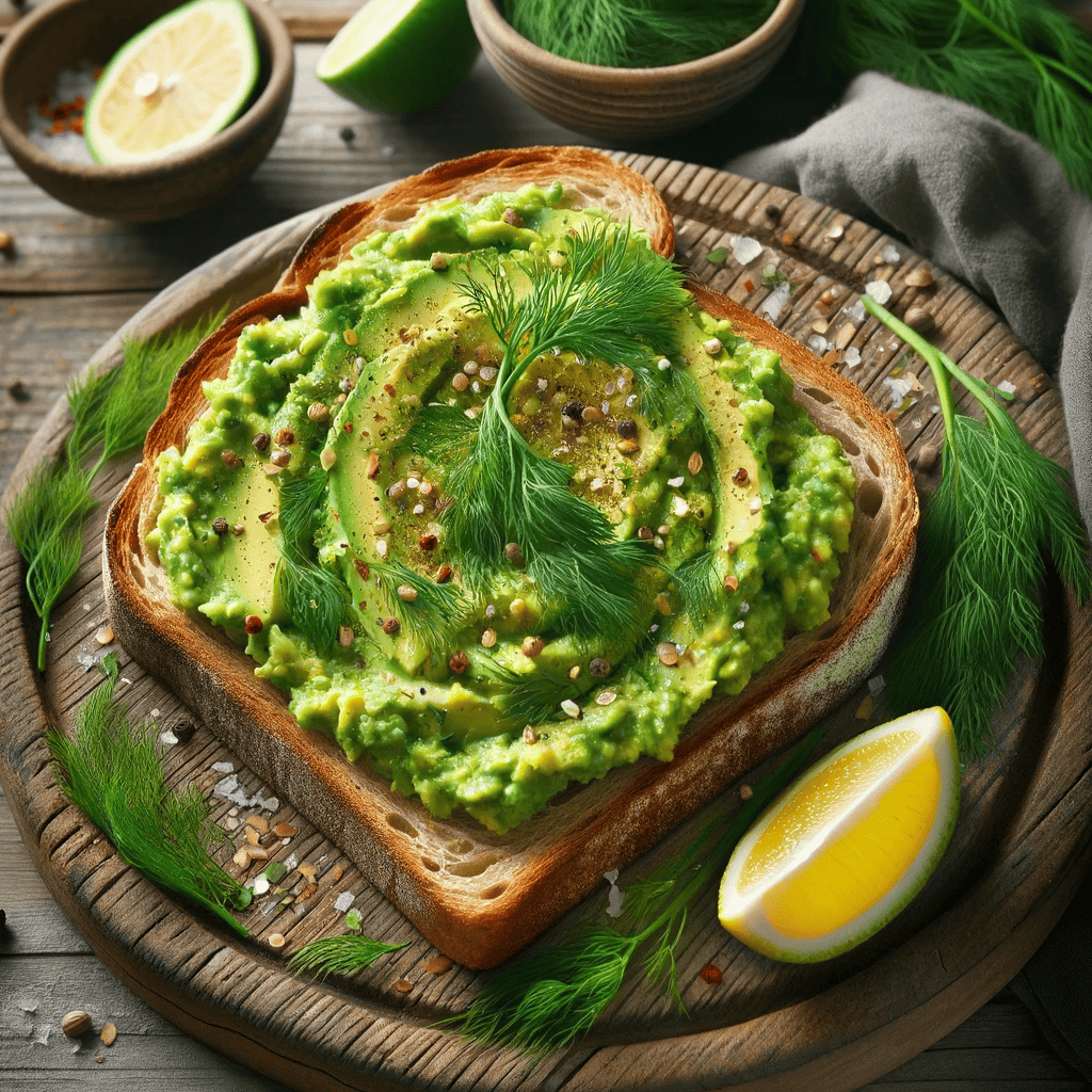 Fresh Dill and Avocado Toast