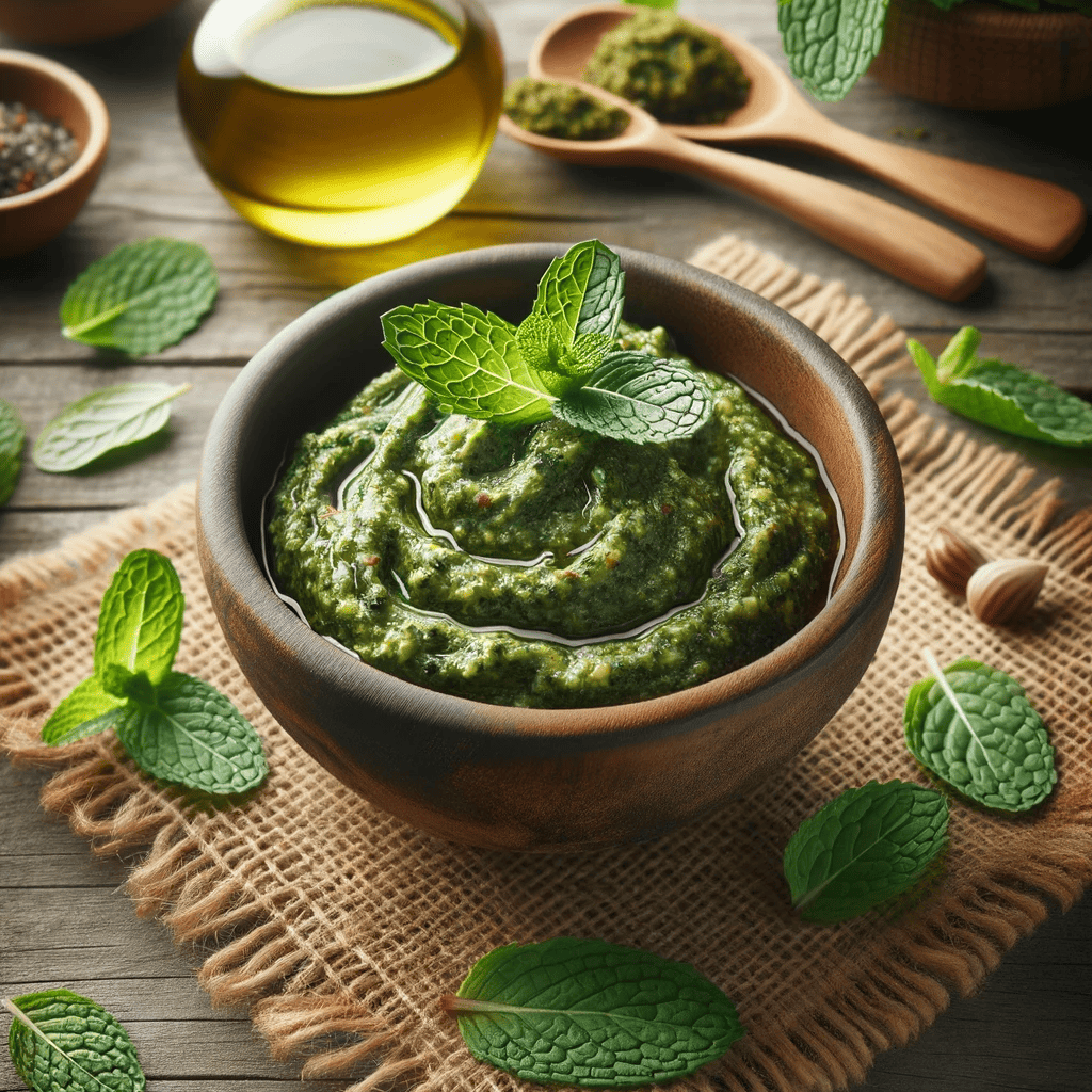 Fresh Mint Pesto