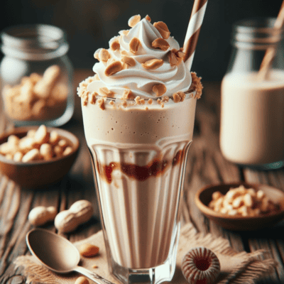 Peanut Butter and Jelly Milkshake