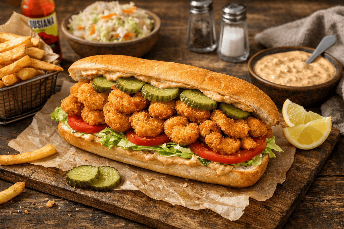 Shrimp Po’Boy Sandwich Recipe