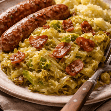Braised Cabbage with Bacon