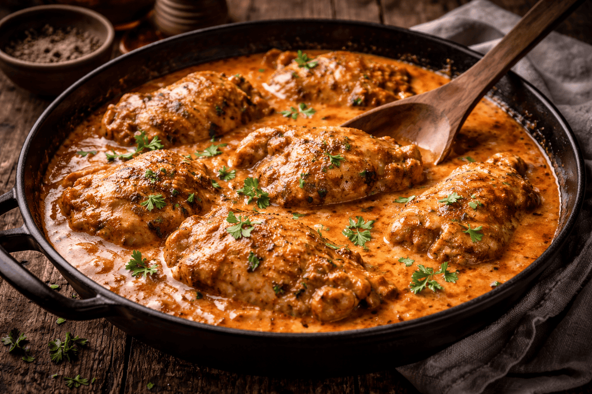 Chicken Paprikash