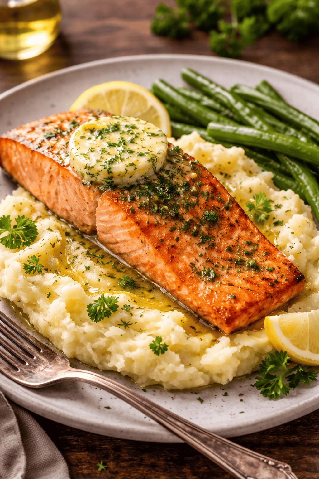 Salmon with Lemon Butter