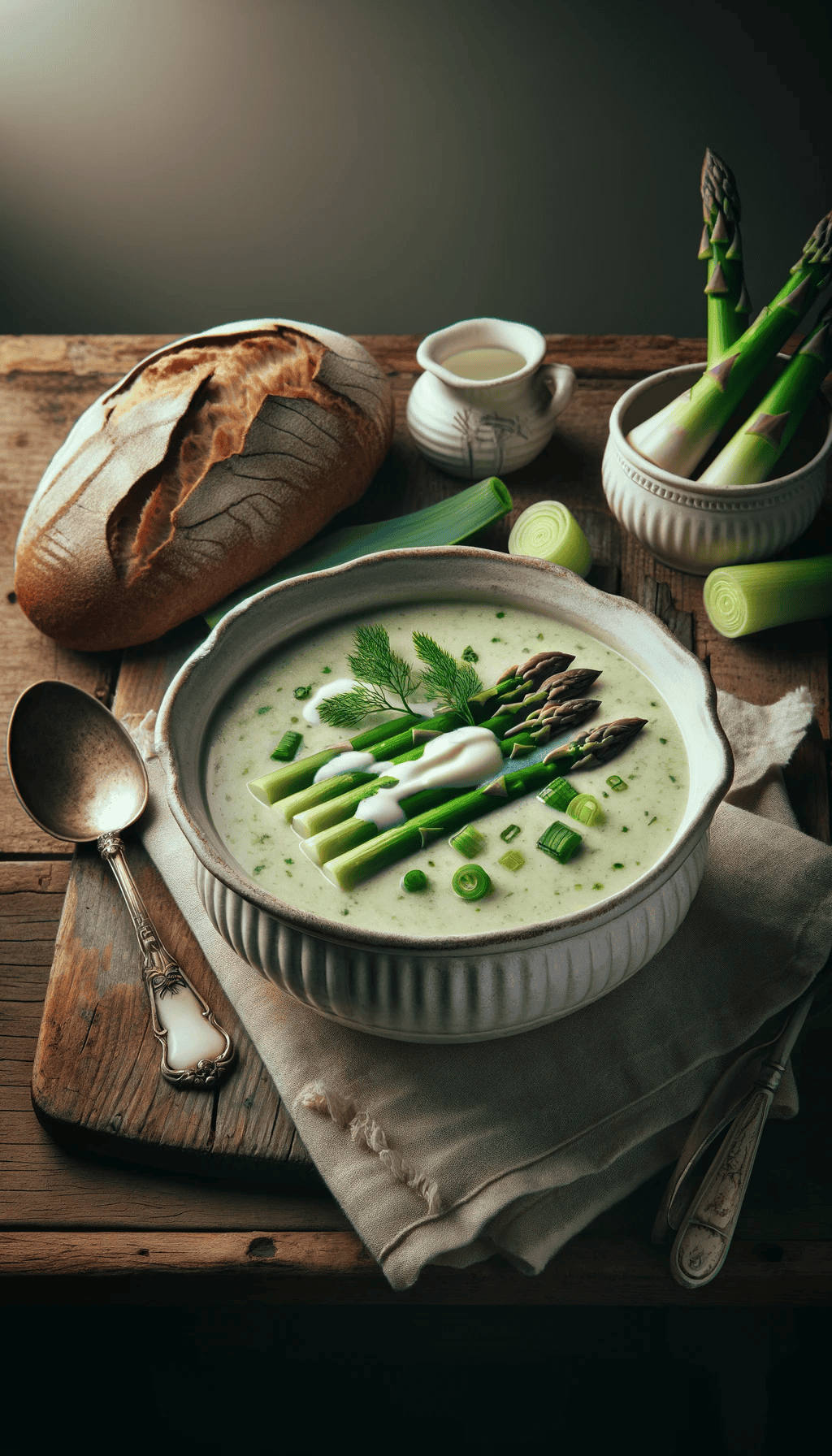 Asparagus and Leek Soup