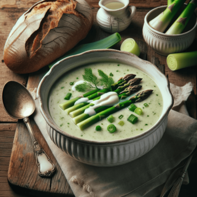 Asparagus and Leek Soup