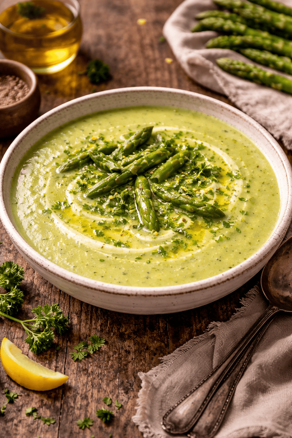 Asparagus and Leek Soup