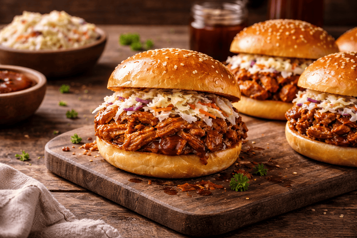 BBQ Pulled Chicken Sandwich