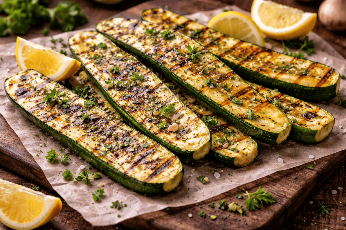 Grilled Zucchini Slices