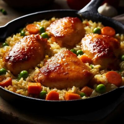 One-pan Chicken and Rice Casserole