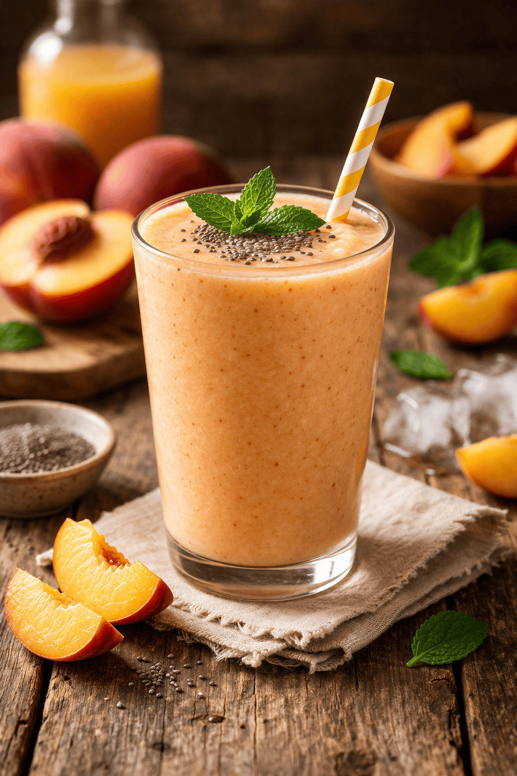 Peach-Nectarine Smoothie