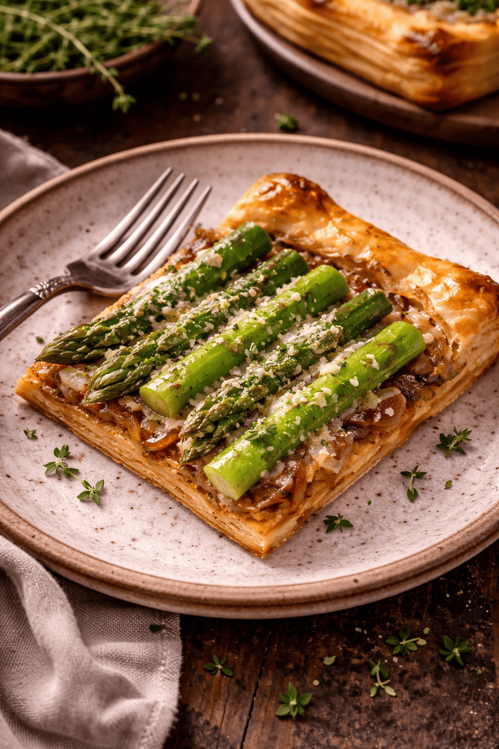 Asparagus and Onion Tart