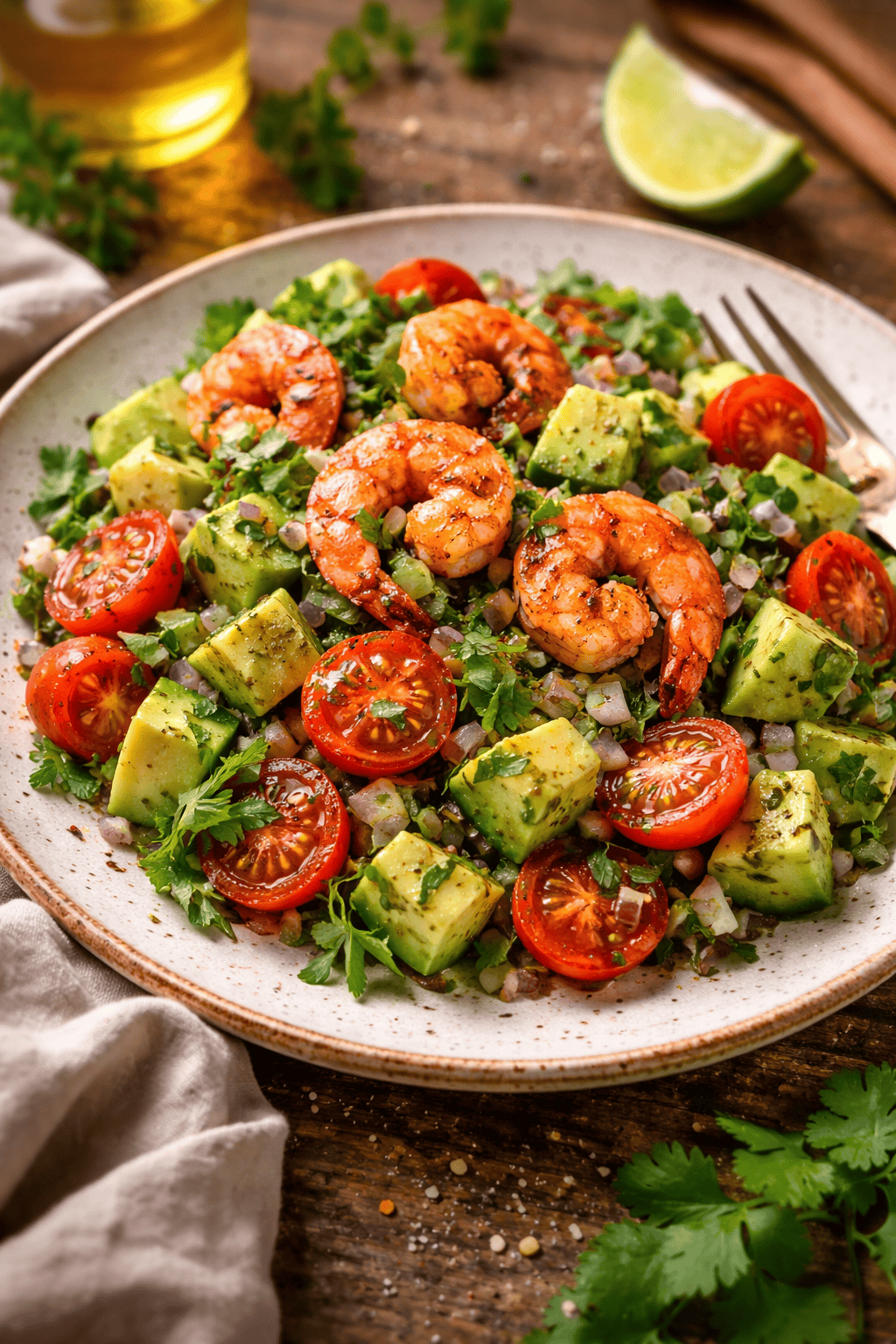 Avocado and Shrimp Salad