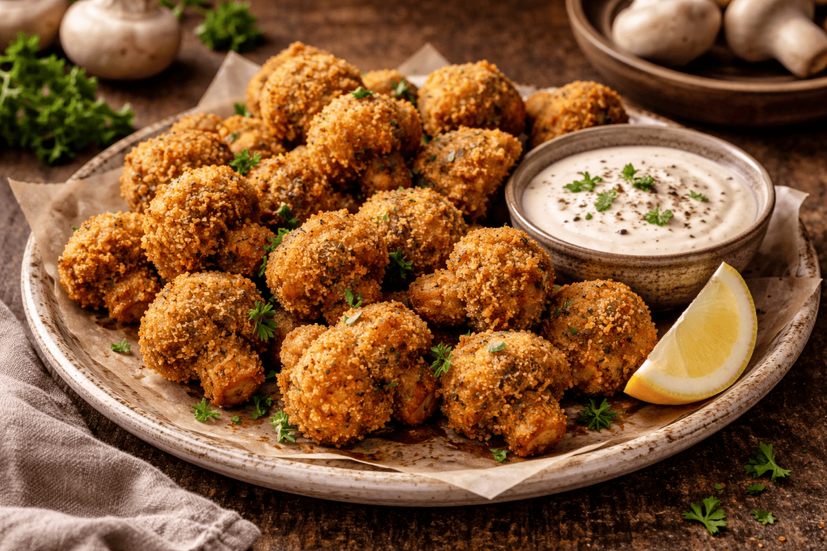 Breaded Mushrooms