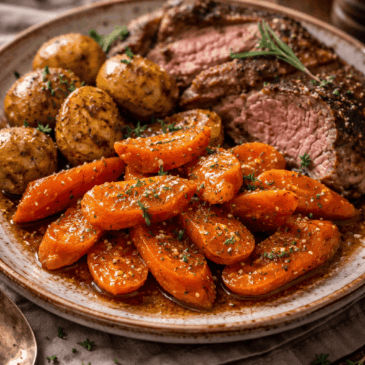 Brown Sugar and Honey Glazed Carrots