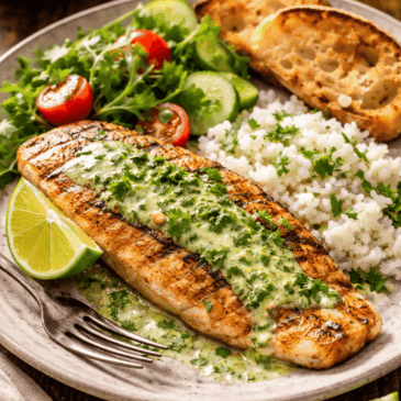 Grilled Barramundi with Cilento Lime Sauce