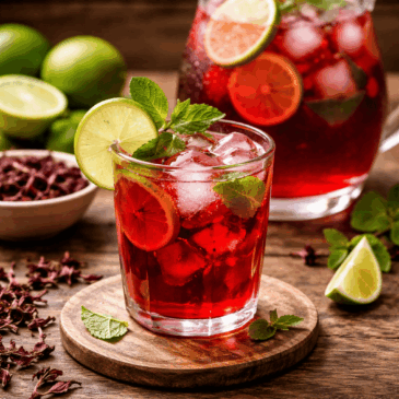 Iced Hibiscus Tea