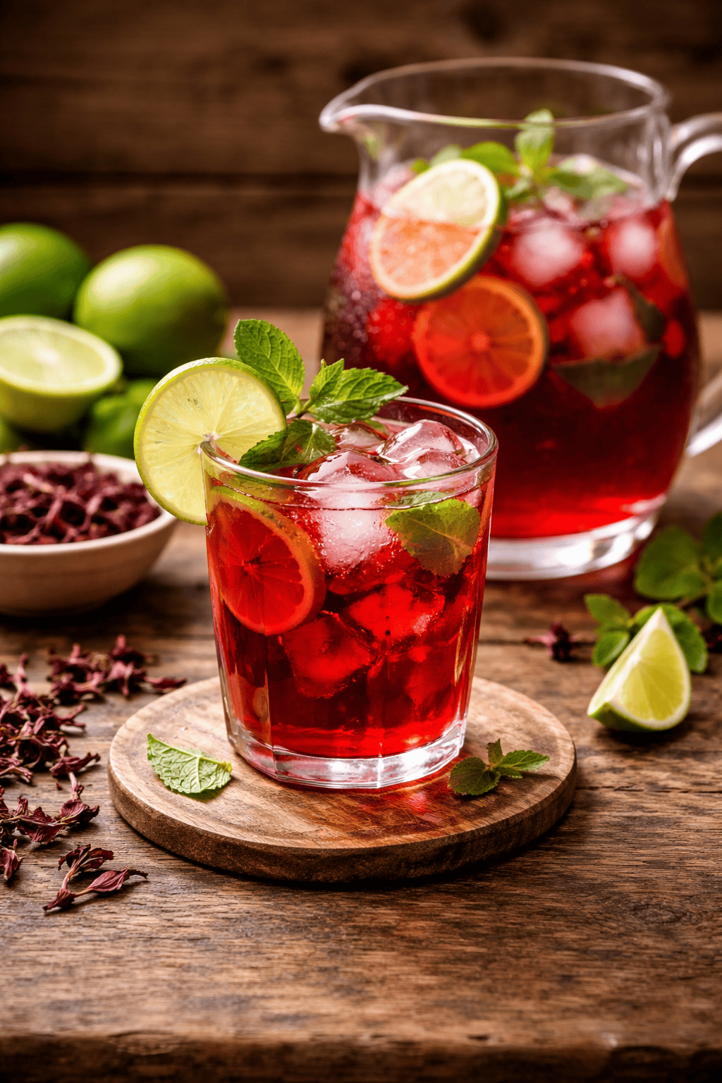 Iced Hibiscus Tea