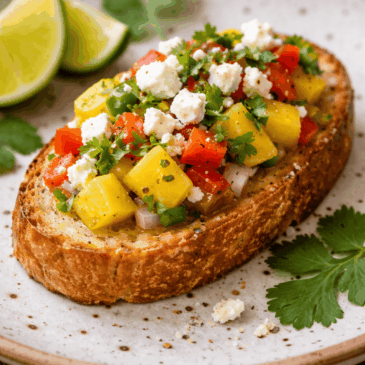 Mango Bruschetta