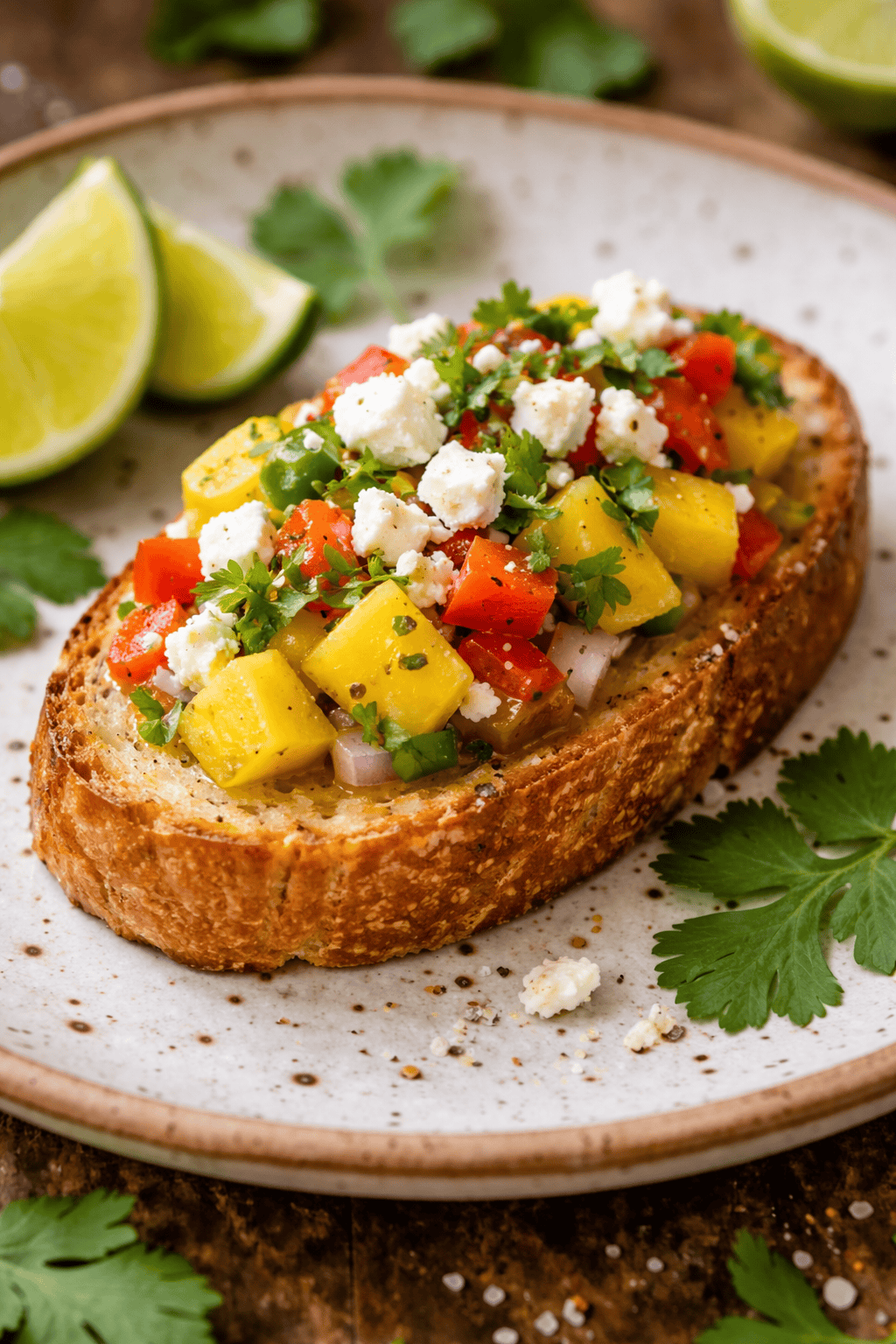 Mango Bruschetta