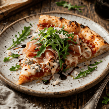 Prosciutto and Arugula Pizza