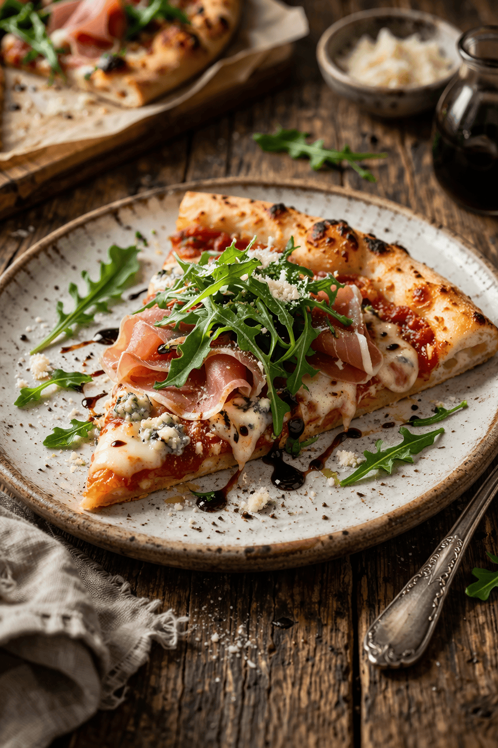 Prosciutto and Arugula Pizza