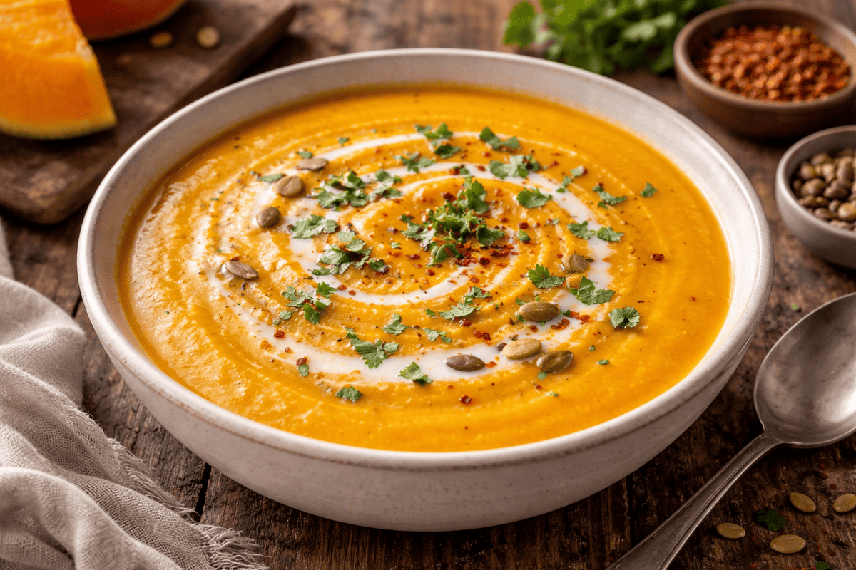 Curried Butternut Squash Soup