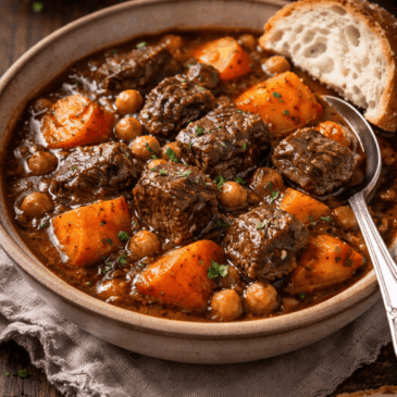 Guinness Beef Stew with Sweet Potatoes