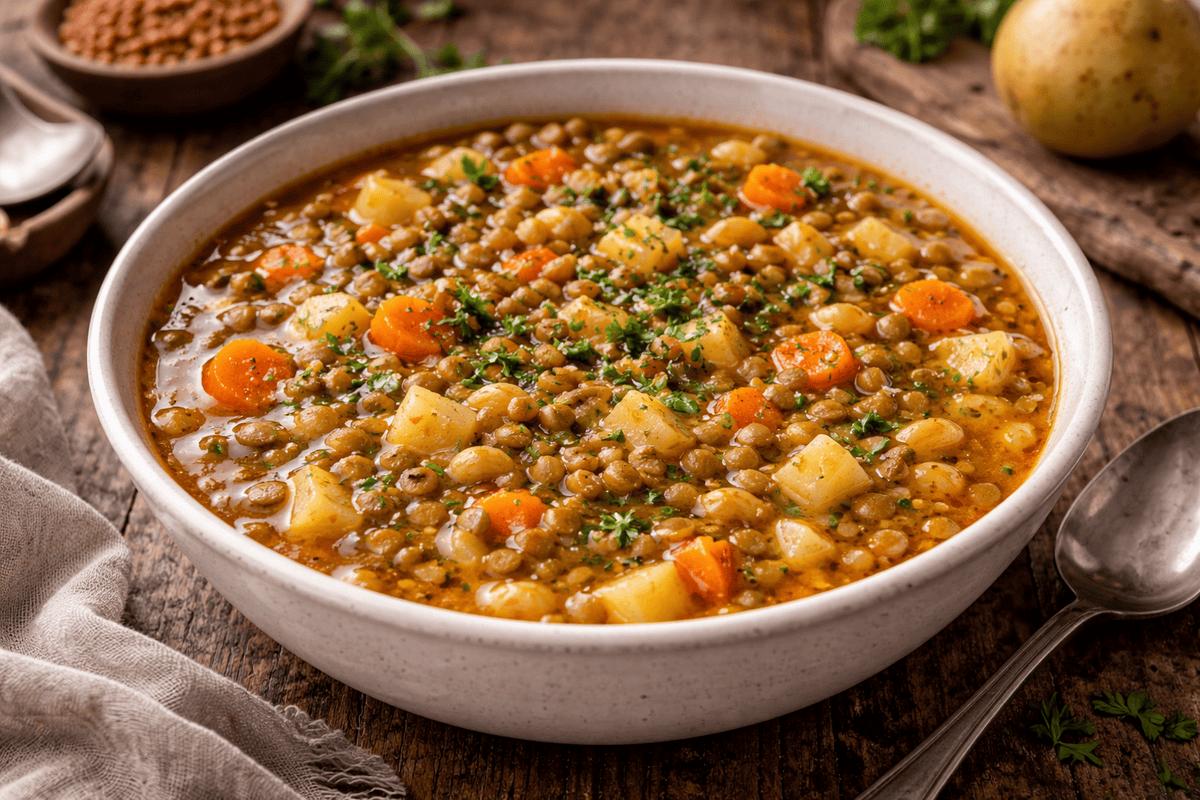 Lentil Potato Soup