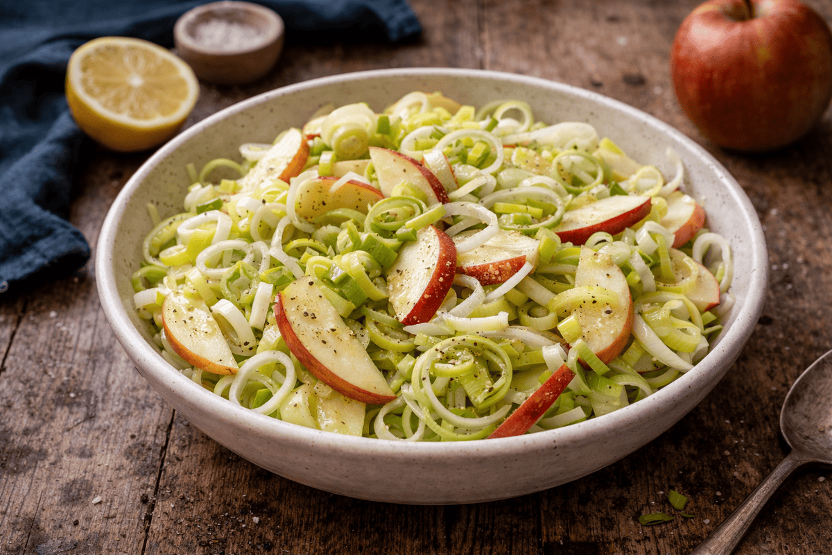 Leek and Apple Salad