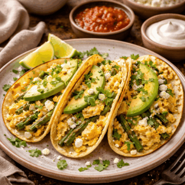Asparagus and Egg Breakfast Tacos