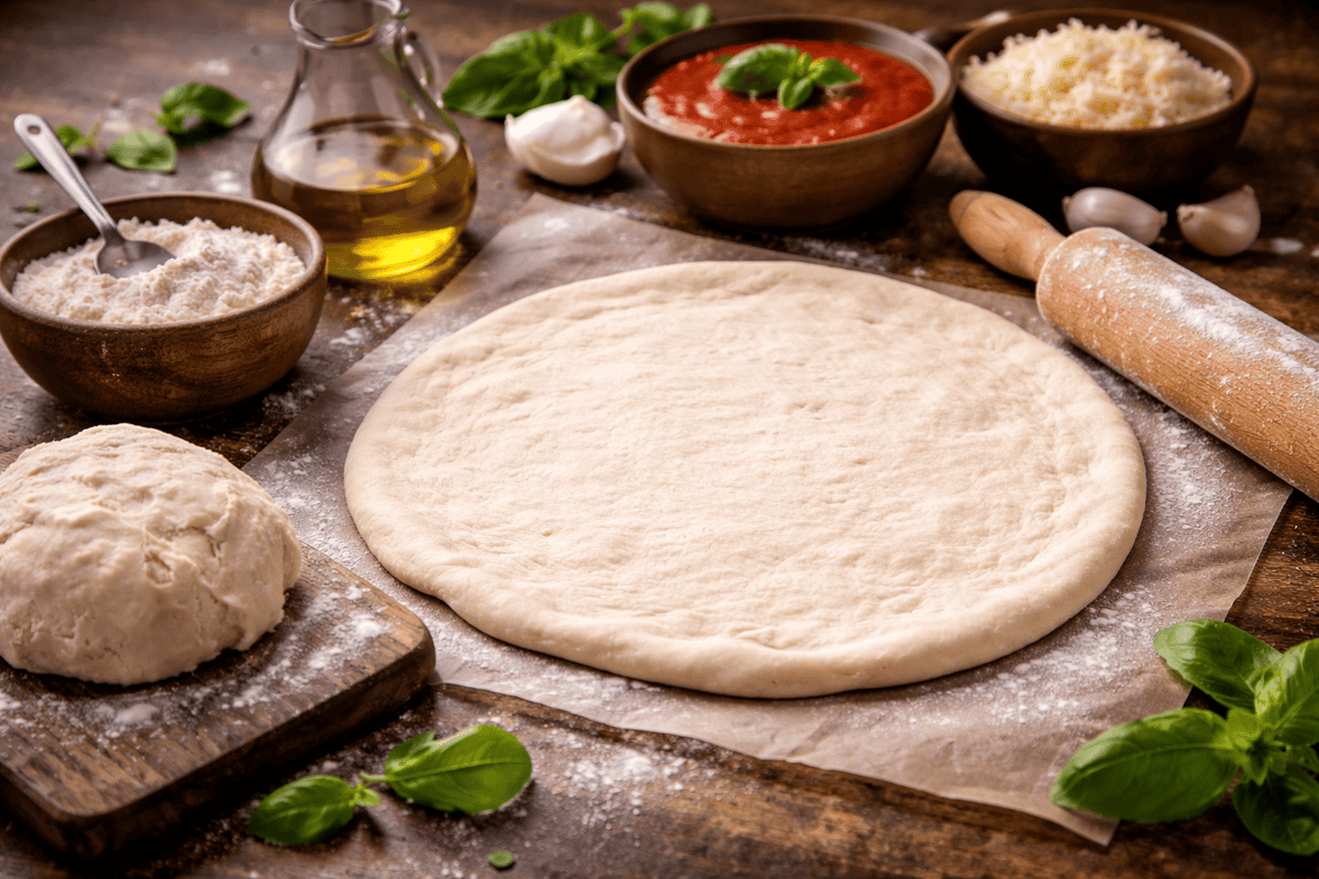 Foolproof Pizza Dough Without Yeast