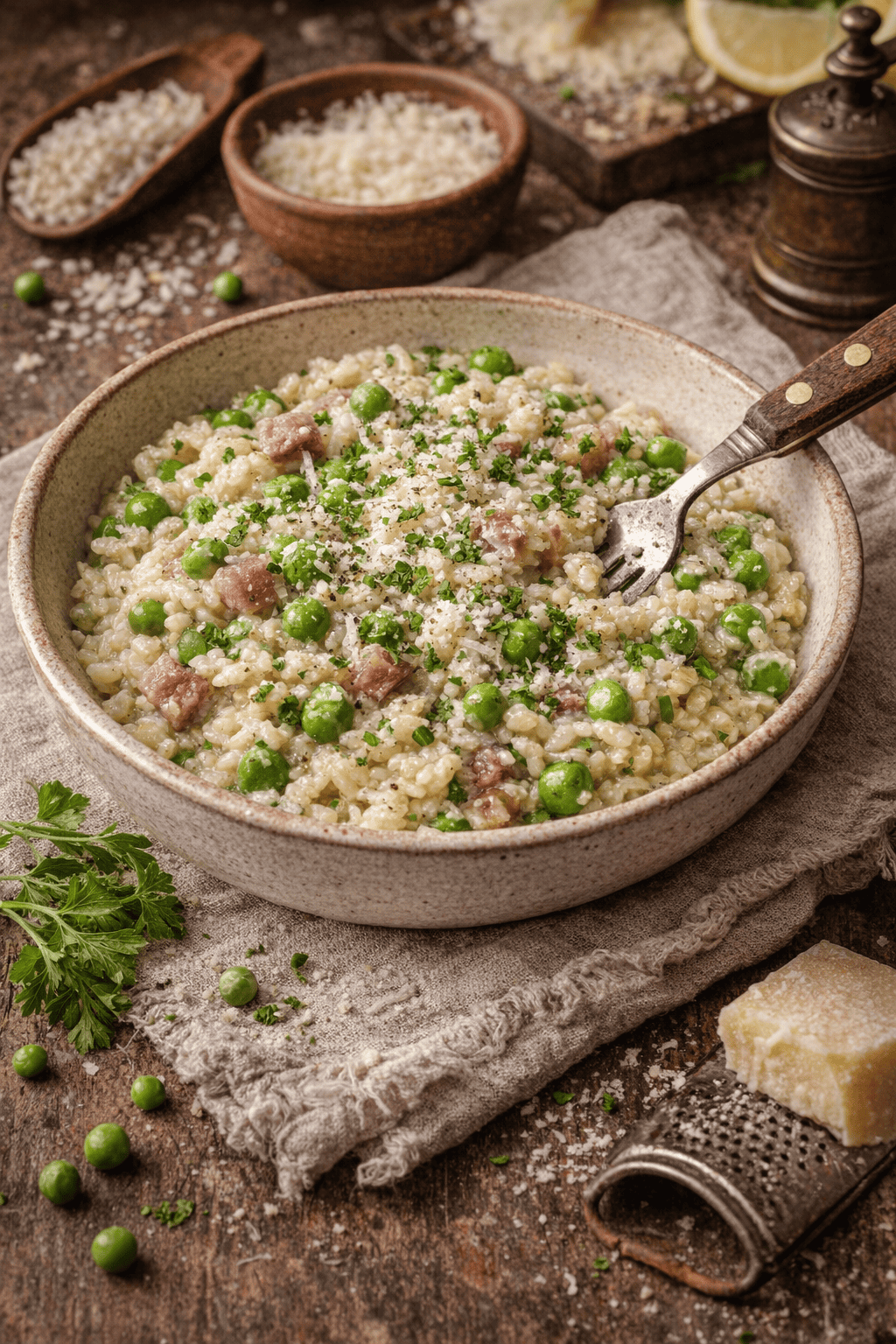 Pea Risotto