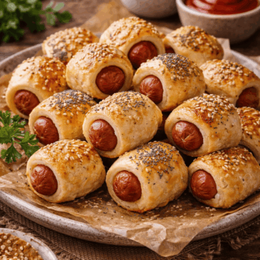 Pigs in a Blanket With No-Yeast Dough