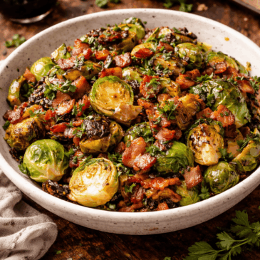 Maple Bacon Brussels Sprouts