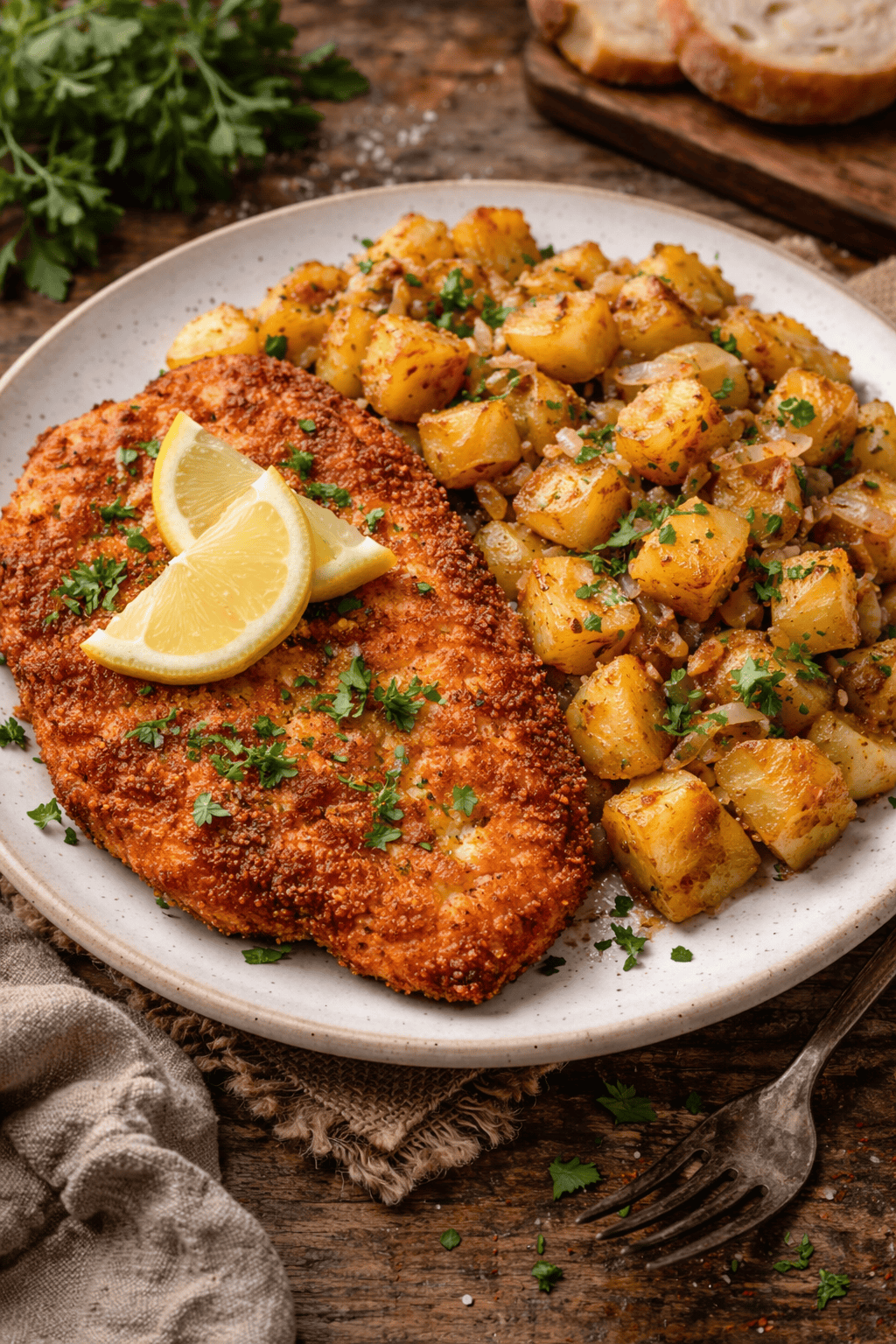 Pan-Fried Potatoes with Onions